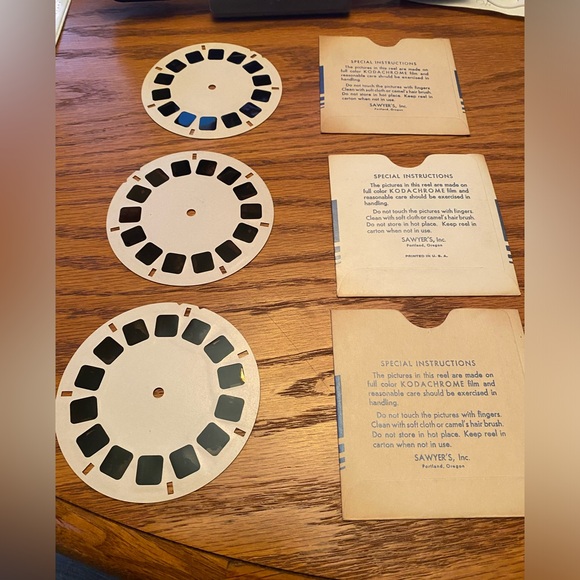 Vintage One View-master Reels x3 #1001 London 1 #1040 & 1045 Devon England - Picture 5 of 5